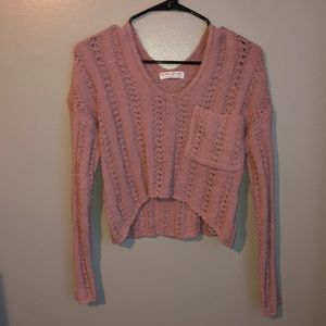 Made with Love Light Weight V-Neck Cropped Sweater